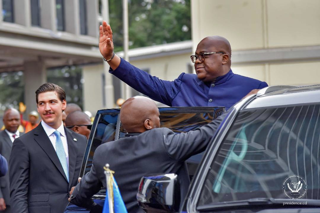 Demokratik Kongo Cumhuriyeti Cumhurbaşkanı Kinşasa'da Bulunan Kongre ve Finans Merkezi Şantiyemizi Ziyaret Etti